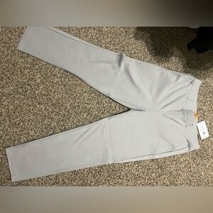 New Stylish Women's Light Gray Straight Leg Pants